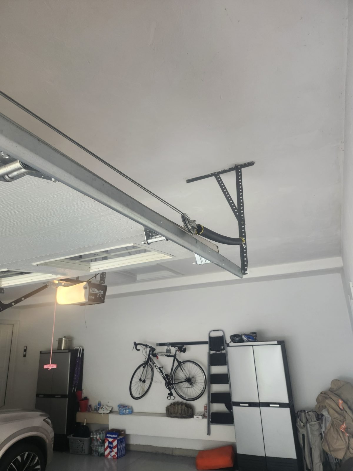 Garage door spring repair completed in Worcester, MA