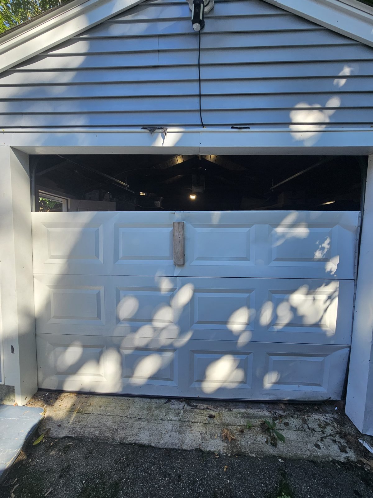 New garage door installation completed for a homeowner in Canton area